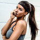 Nike (Nike) Hommes et femmes Sports Hairband Couples Elastic Terry Hairband-Absorbing et Boup Band Wet Wiping Hairband AC2285-010 / Logo de broderie / modèle de vente à chaud OSFM