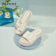 Daphne slippers for women thick sole comfortable flip flops on the beach sandals for women 4023303041 Beige 37