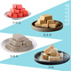 Juchunyuan Fuzhou Sibao Crisp Handmade Traditional Gift Candy Sanfang Qixiang Fuzhou specialty snacks Peanut Siwei Crisp cake Sibao Crisp + Siwei Crisp cake 820g/gift bag X1