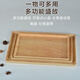 XMSJ烧烤盘子商用仿木纹托盘仿木纹托盘寿喜烧商用餐具涮涮锅密胺烤肉 12寸小托盘 HW6627