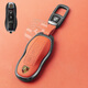 Genchuang adapté à la couverture clé Porsche Paramela New Energy Cayenne 911 Buckle Macan chaîne 718 Taycan Shell Aluminium Alloy [B Brown Brown] + Coutiner Modèle entièrement inclusif Protection