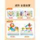 Schraubenschraubenbaugruppe Kinder intelligenz Reparaturwerkzeugkasten Set Spielzeug Elektrobohrer Messer Boy Praktische Bausteine Modell 487-Stück-Set