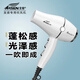 Aixin Hair Dryer 5108pro, dedicated to hair salons and hairstylists, high power, high wind power, low noise, household negative ion hair care that does not damage hair, barber shop professional high-speed hair dryer, pearl white, ultra-light + high wind power + brushless motor + negative ions