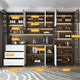 CLCEY PARAJE High Gabinete High Wall Light Luxury Home Room Gabinete de vinos Restaurante Armario de té Gabinete de almacenamiento de cocina Modelo de madera maciza 15280*40*220