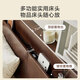 Jingdong Tokyo Zaoju Yuefeng solid wood bed natural rubber wood master bedroom double bed walnut color 1.8 2 meters