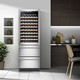 Bacchus red wine cabinet embedded constant temperature household large-capacity storage of foreign wine whiskey sparkling wine wine cabinet European style three-door high-end luxury villa living room wine cellar YC-510 silver-air-cooled and frost-free