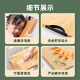 Suncha Natural Bamboo Chopping Board Solid Bamboo Chopping Board Double-sided Usable Household Coverage 38.5*25*1.8cm