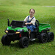 
Mimizhi Children's Tractor can be used for adults and babies electric toys car four-wheel remote control trucks for children and women. Ultimate version red = four-wheel drive + early education music + leather seat four-drive