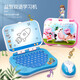 Kindergeschenke früh Bildungspunkt Lesemaschine Kindergärtner Stimme Chinesische und englische Version Tutor Tablet Dialog Point Reading Blue Flip Learning Machine + 1 Stift Akku Version