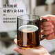 Niye water cup glass cup mug tea cup personal high-end home office drinking cup lead-free glass cup