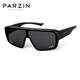 PARZIN Polarized Sunglasses Men Fan Chengcheng The same outdoor sports cycling can be worn with myopia mirror driving sunglasses PZ12126 Phantom Black