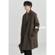 Earl Dow [Clearing] Wolle doppelseitig Tweed Coat Herren mitten in 2024 Herbst und Winter neu