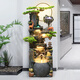
DR-FLVVS Feng Shui Ornaments Flowing Water Huge Large Rockery Fountain Wheel Living Room Office Alpine Circulation Water Humidifier Open 9928 Small [111cm Height]