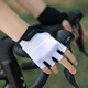 XIDESHENGE (XDS) Radsporthandschuhe im Sommer Halbfinger Fahrradfahrradfahrrad für Mountainbike und Frauen Hacker Anzeigen -Radfahren Lab008 Black M Code