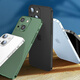 Milk ducklings suitable for Apple 13 mobile phone case iPhone 13 protective case full-inclusive ultra-thin matte translucent anti-fall silicone soft shell for men and women Apple 13 [Deep Space Black] + full screen diamond film