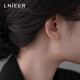 LnieerF136 medical titanium alloy ear sticks, earrings, women's ear piercing earrings, ear bone nails, men's mini invisible anti-blocking needle earrings, 2 pairs, 10mm ear sticks, titanium alloy