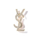 Zhongyi suitable for Yang Shulin brooch, high-end women's 2024 new gold letter logo small fragrance style suit, gold small size (4.5*2.5cm) A054
