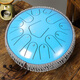 hluru Luru Ethereal Drum 12 inch 13 tone hollow drum children students beginner adult professional percussion instrument gift [triangle style] 12 inch 13 tone gilded diamond + stand + gift bag