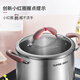 苏泊尔supor小红圈304不锈钢汤锅芯彩系列22cm明火电磁炉通用RT22AA1