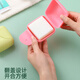 JAJALIN portable travel soap box with lid, lock, portable handmade soap box plastic large size random color