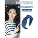 Dawn Panda Liu Yifei's same style retro denim blue hairband for women French versatile high skull hair bundle wide-brimmed headband face wash headwear Liu Yifei's same style hairband
