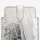 Maison Margiela Magiela broken mirror series leather mobile phone bag coin wallet card bag men and women H7730 silver