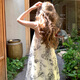 
Miaoyijia new Chinese suspender dress for women's skirt summer women's clothing 2025 summer new style floral pure and lustful small person ink and wash neck dress [one size]