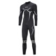 Null Wetsuit one-piece men's 3mm warm, super elastic and wear-resistant wetsuit, cold wetsuit, winter swimsuit, XLX, black, XS