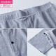 Modal long johns for men, pure cotton, thin, high-elastic, slim fit inner leggings, spring and autumn men's large size thermal underpants, 2 pack, dark gray + light gray 2XL (140-160Jin Jin equals 0.5kg)