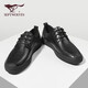 SEPTWOLVES leather shoes men's business formal shoes men's British casual men's shoes 8311480617 black 41