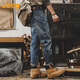 Jeep (JEEP) jeans men's autumn and winter loose straight trousers trendy casual pants men's versatile men's pants blue 38