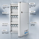 Schlüsselbox Wall-montierte Managementbox Immobilienagentur Autoschlüsselschrank Aufbewahrung Tastatur Taste Wall-montierte Schlüsselkastenentür verbessert verdickte B1048 48-Bit-Schlüsselbox