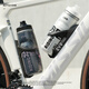 EVR bicycle pneumatic water bottle cage carbon fiber water cup holder riding accessories high toughness quality light road bike mountain bike black (MAG)