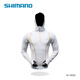 SHIMANO Ice Silk Fishing Suit New IN-053U Summer Hooded Fishing Suit Anti-mosquito Quick-drying Moisturizing Sun Protection Suit White L