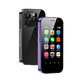 Soyes18 Mobile Unicom 3g mobile phone ultra-thin mini smart phone ultra-small students junior high school children pocket mobile phone TikTok WeChat Android small screen Full network black facial recognition 3+32G standard configuration