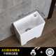 Yusenyi balcony small 20cm mop pool household mop pool bathroom ultra-narrow mop pool mini mop 236 space-saving model + wall-mounted faucet width 23