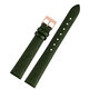 Tachini adapté à la sangle de montre Armani AR1722 AR1726 AR11149 AR11150 Sangle verte pour hommes et femmes couples Boucle de broche vert foncé 14 mm