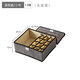 Haojinju underwear and socks storage box canvas fabric underwear underwear and socks storage box home divided three-in-one bra small dark gray 13 grids