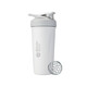 Blender Bottle Strada Protein Powder Stainless Steel Shaker Cup Mixing Ball Portable Sports Water Cup Fitness Water Bottle Milkshake Cup 24oz Stainless Steel - Stratus White 710ml