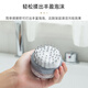 Pet Bath Brush Dog Cat Bath Brush Rubbing Bath Massage Bath Artifact Silicone Cleaning Brush Dog Press Silicone Bath Brush - Khaki