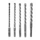 Dayi impact electric hammer drill bit drill bit for drilling concrete 6mm square shank four pits round head through the wall 8mm round shank drill bit round shank 6X110