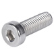 HETHDIGG JG-691 304 Vis hexagone à tête mince en acier inoxydable Boulon de tête cylindrique Din7984 M6 * 20 (50 pièces)