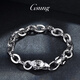 GsunG's new platinum bracelet men's atmospheric cross chain PT950 fashionable and shiny large platinum men's bracelet eagle beak is calculated based on the gold price of the store that day