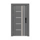 Qinkai customized 304 stainless steel double-door Korean door single-door home villa security door ventilated glass entry door style 3 (customized - intention fee) 304 stainless steel (from 1680/square meter)