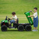 
Mimizhi Children's Tractor can be used for adults and babies electric toys car four-wheel remote control trucks for children and women. Ultimate version red = four-wheel drive + early education music + leather seat four-drive