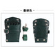 
Zero Rui Haircut Scissors Bag Hair Tool Bag Fashion Haircut Waist Bag One Shoulder Crossbody Bag Hair Salon Hair Stylist Special Bag 5 Pack Scissors Bag [Dark Green]