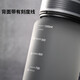 DFIFANTritan large capacity sports water bottle fitness water cup for men and women outdoor travel water bottle summer high temperature resistant plastic cup gray (phantom model) 1500ml
