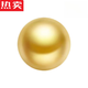 DRJEFUN Hong Kong and Macao Light Luxury Pearl Pendant Single South Sea Sea Gold Bare Pearl Flawless Pearl Loose Beads are popular this year Purple full hole 10-11mm