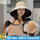 Star Bird 2024 Neues Geschenkhut für Frauen im Sommer Internet Promi Sun Hut Big Bim Fischer Vinyl Hat Koreanische Version Sonnenschutzhut Off White (Storage Bag Style)