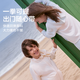 Aimer kids爱慕儿童乐活夏日中性拉链连帽长袖上衣AK381E691 绿AK281E691 110